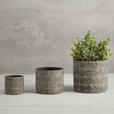Round Bricks Pot