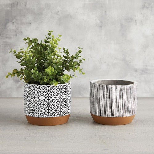 Floral Pot 4.7" H